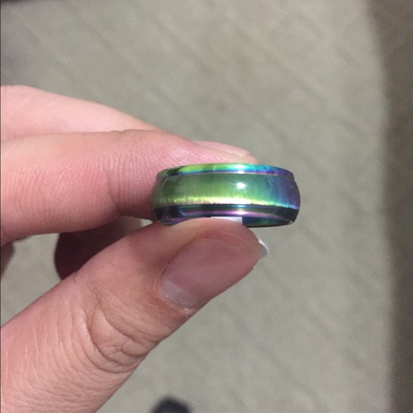 6mm Rainbow Stainless Steel Ring - Picture 2 of 4